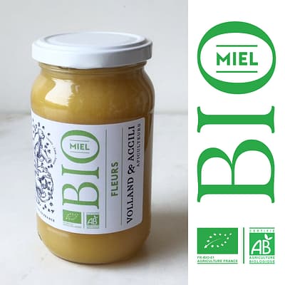 miel de fleurs bio crémeux